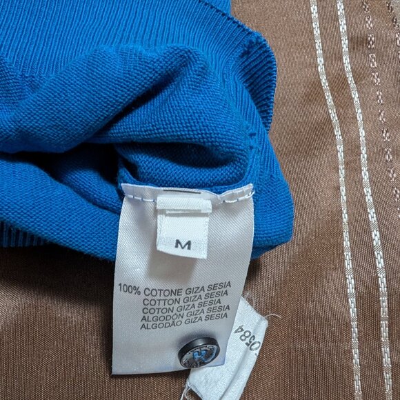 Mens Blue Versace Collection Sweater Size Medium - Picture 4 of 5
